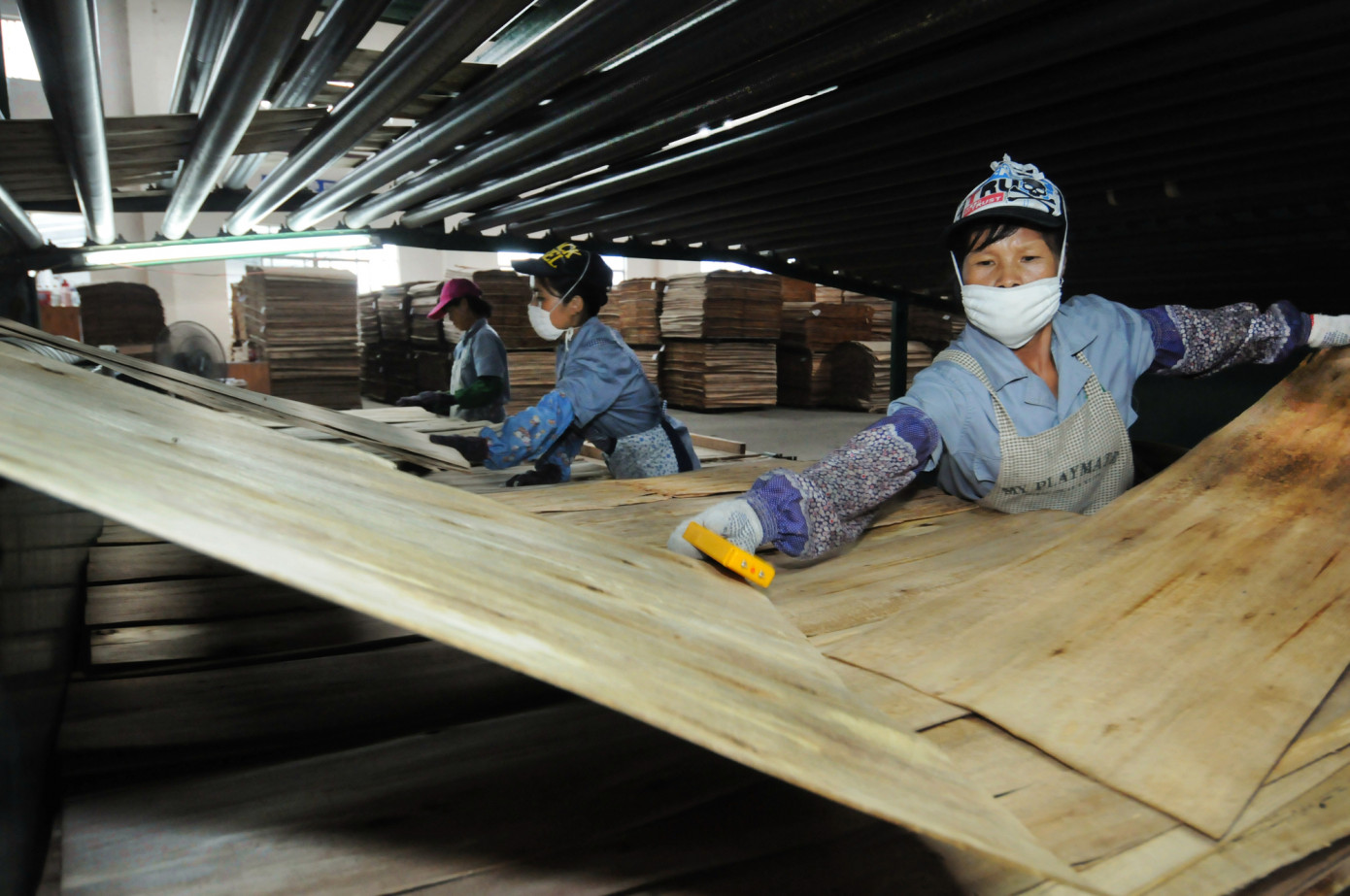 In February, price for plywood exported from China slides 3%