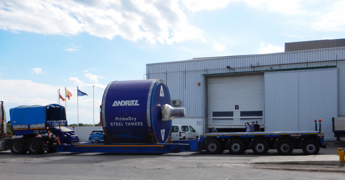 Andritz ввела в эксплуатацию сушильный цилиндр на заводе Kartogroup в Испании
