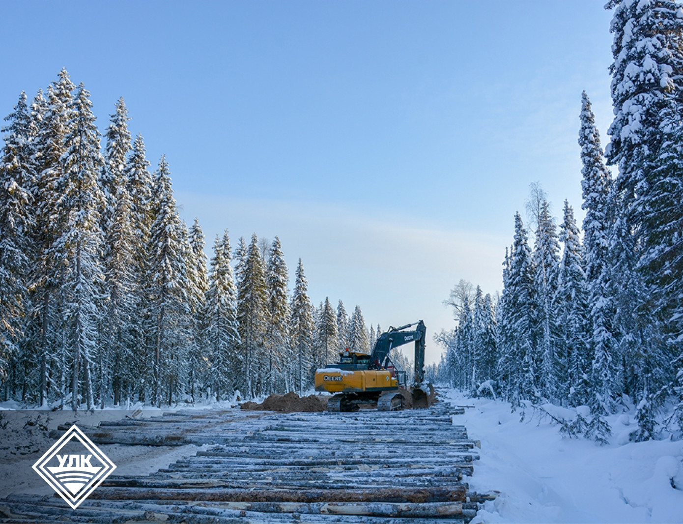 Вельский леспромхоз построил новую дорогу