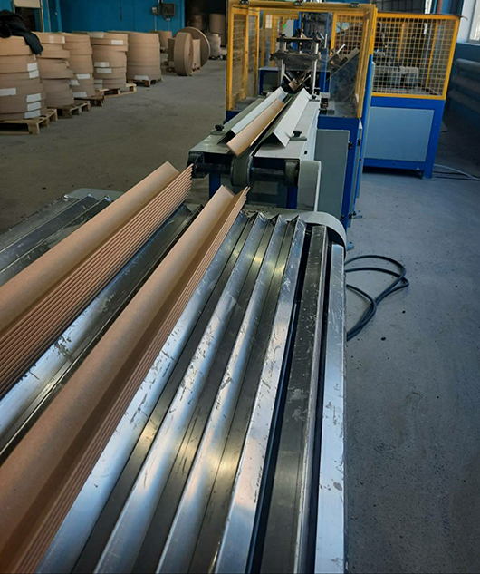Завод «Альбертин» начал производство защитных картонных уголков