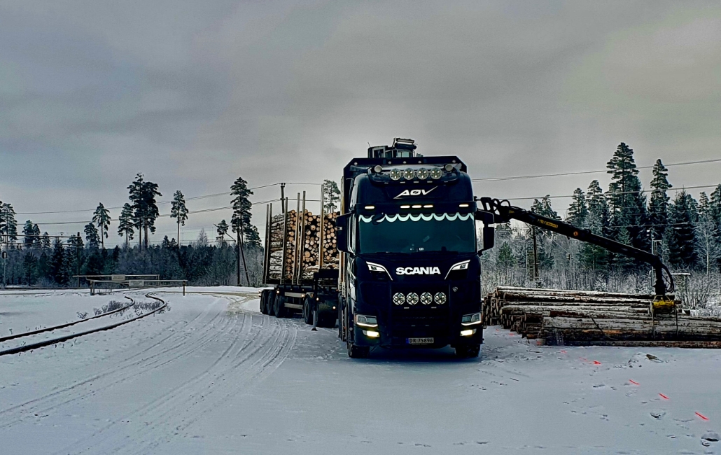 Norske Skog открывает новый железнодорожный лесной терминал в Норвегии