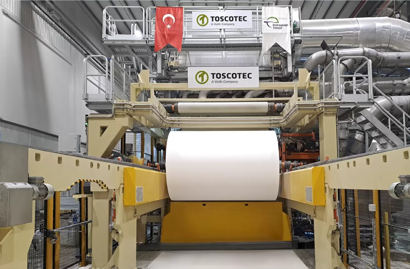 Europap Tezol Kağit ввела в эксплуатацию новую бумагоделательную машину