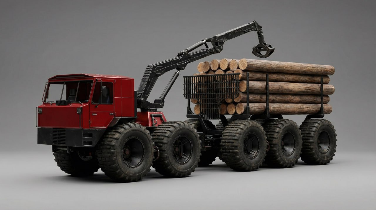 Завод «Тром» разработал новую модель лесовоза