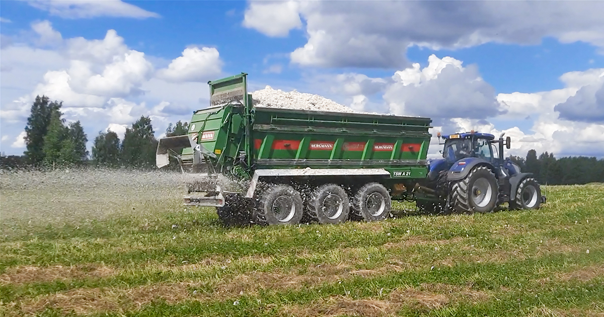 Soilfood processes Metsä Board"s fibre side streams into soil improvement fibres