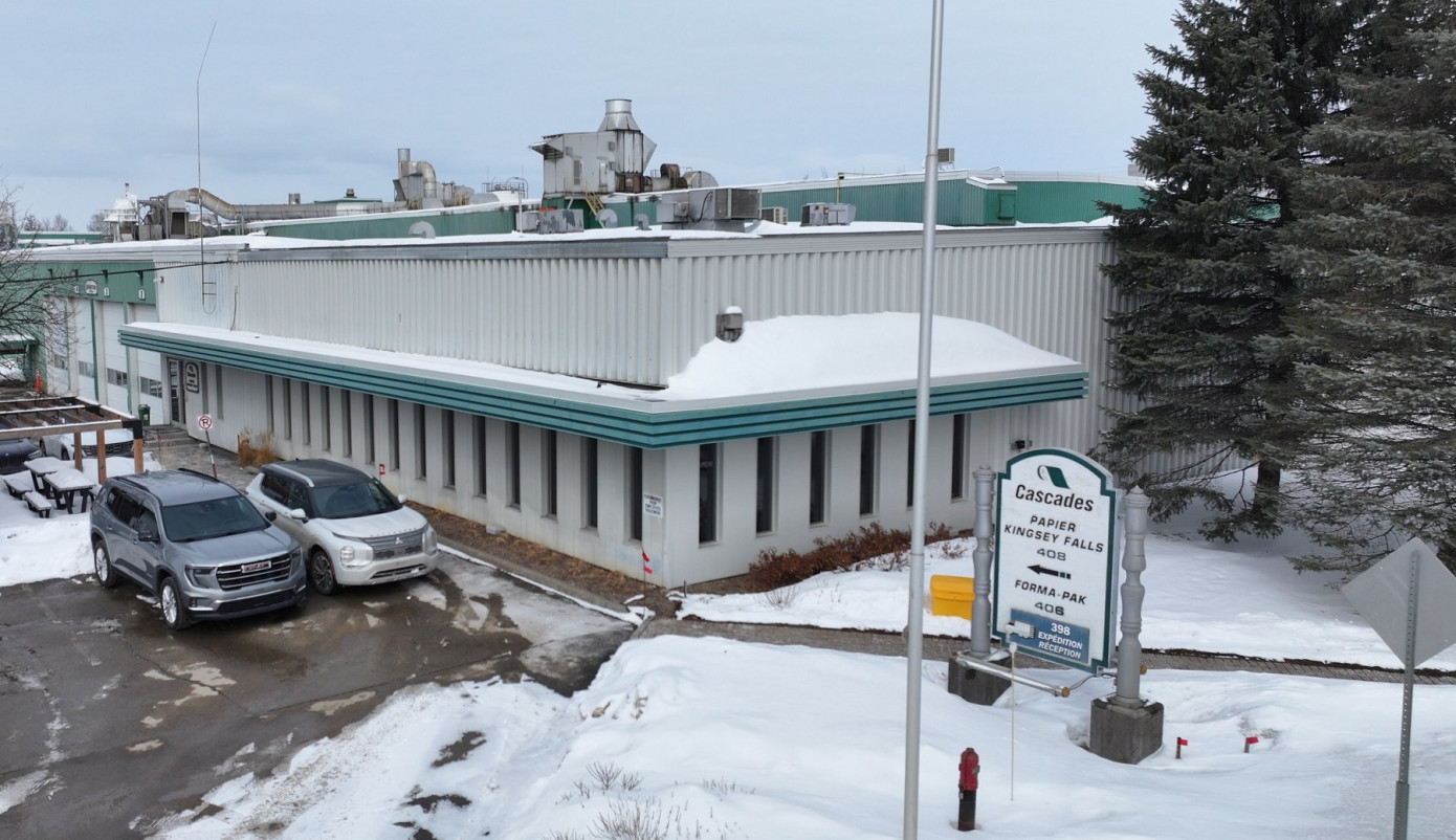 Cascades invests $6.9 million to boost Kingsey Falls recycled boxboard plant capacity