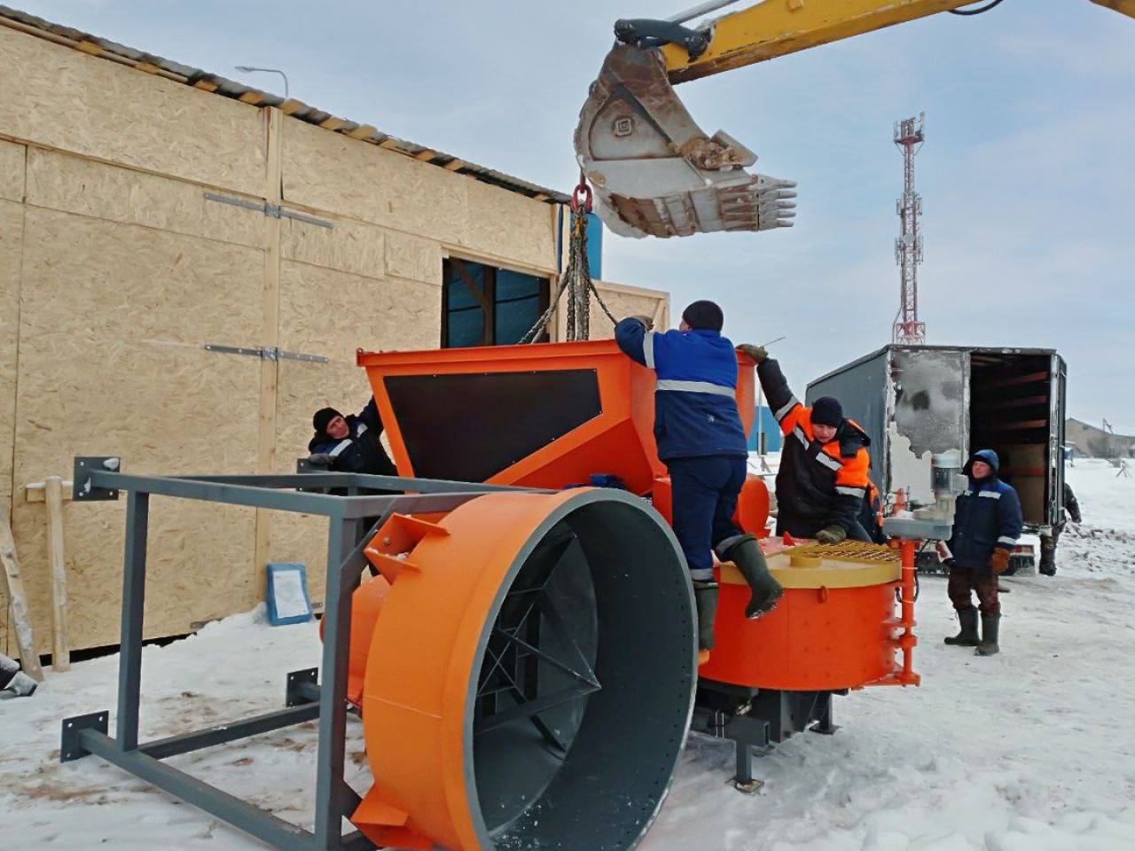 В Архангельской обл. началось строительство новой биотопливной котельной