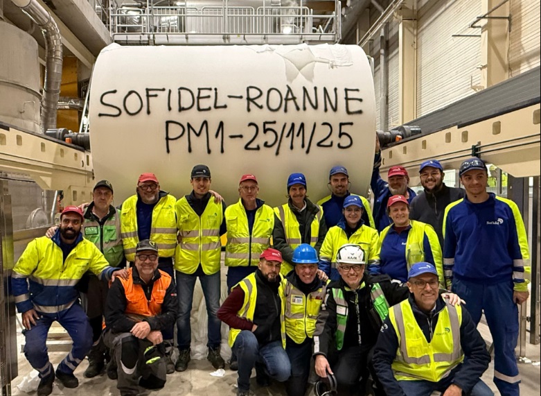 Sofidel rebuilds PM1 tissue line at Roanne mill in France