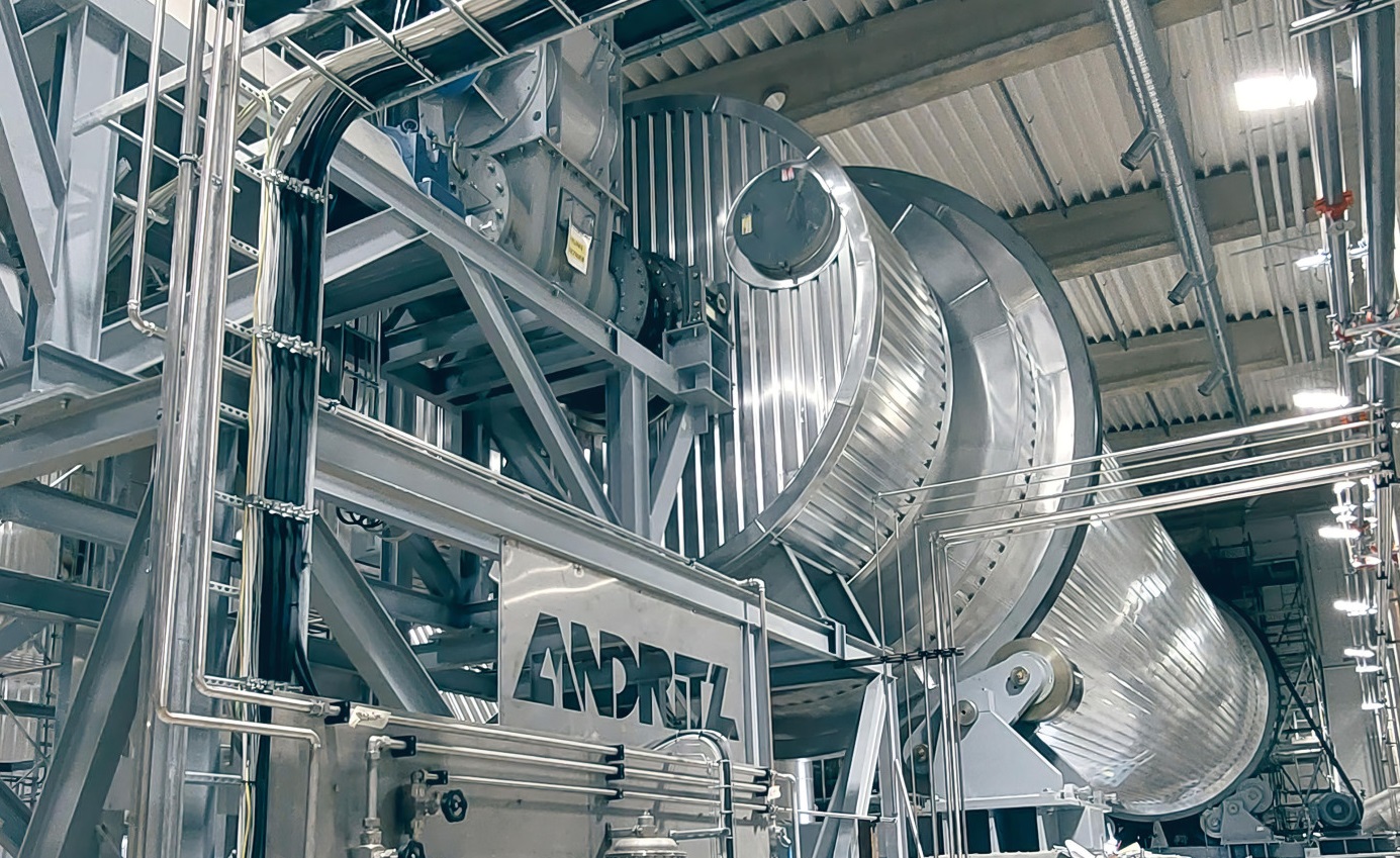 Andritz starts up first industrial-scale torrefaction reactor in Finland