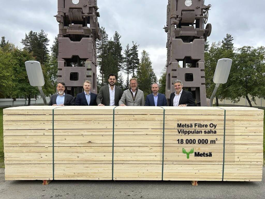 Лесопильный завод Metsä Fibre произвел 18 млн м3 пиломатериалов