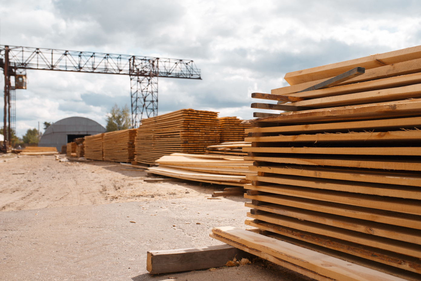 In October, price for lumber exported from Thailand dips 1.5%