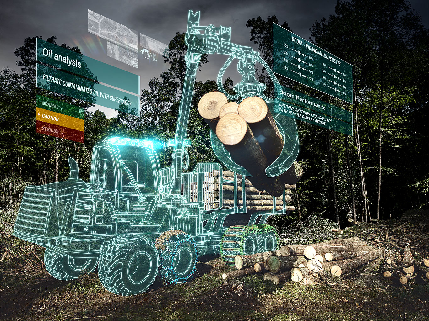 John Deere разработала приложения для планирования и контроля ведения лесозаготовок