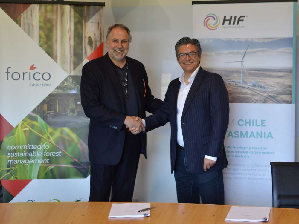 Forico and HIF Global team up to deliver Australia"s first eFuels plant