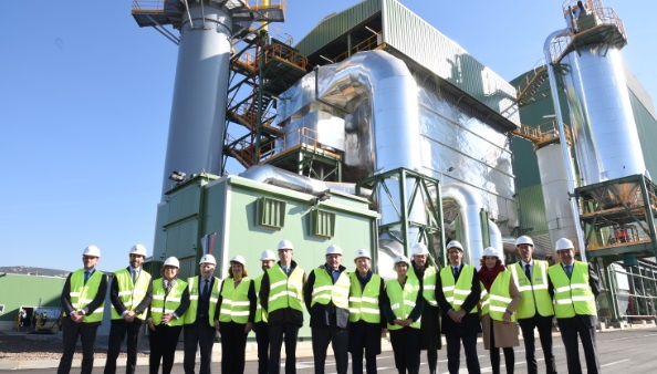 Ence opens its new biomass generation plant in Puertollano, Spain