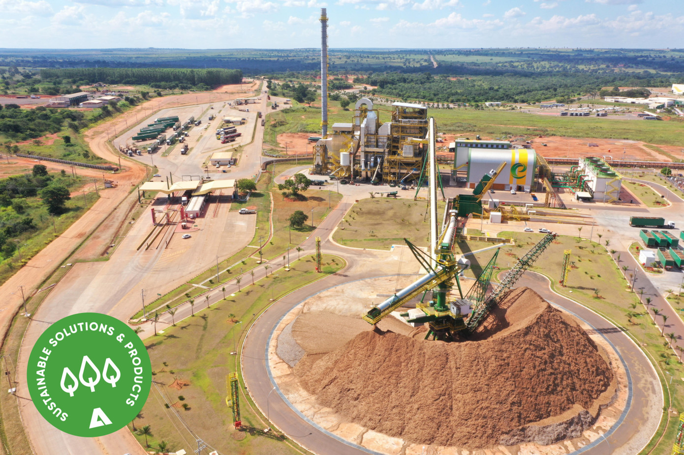 Andritz ввела в эксплуатацию линию переработки биомассы на заводе Eldorado в Бразилии