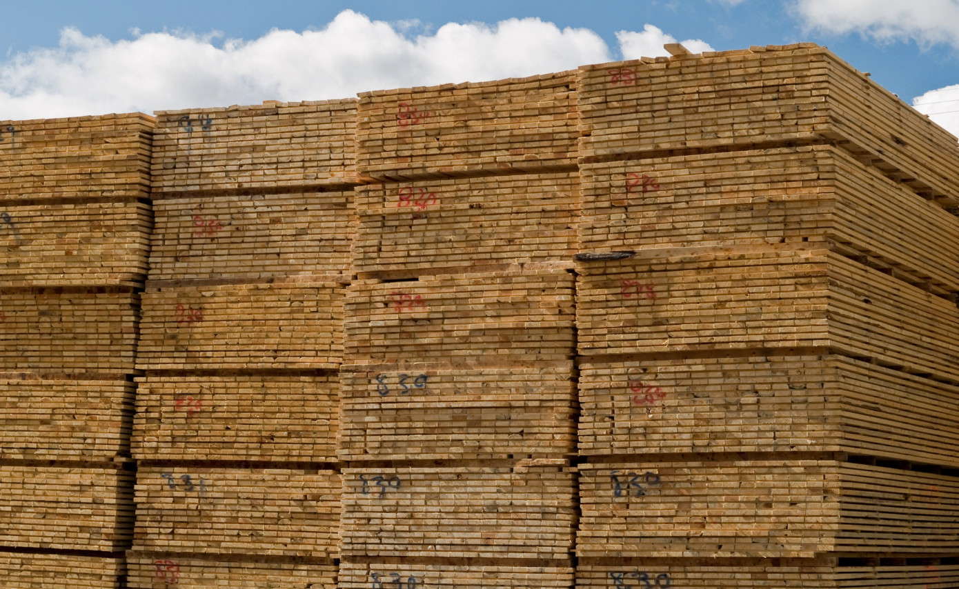 Canadian lumber production drops 5% in February 2025