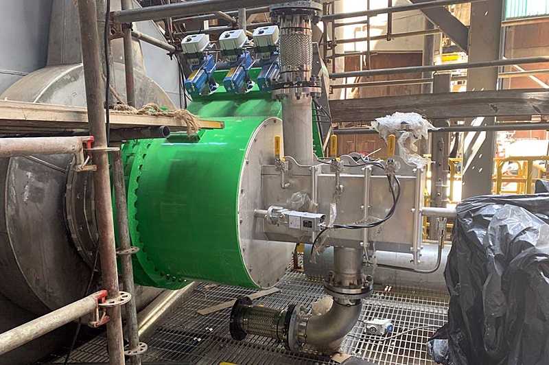 На заводе Klabin в Бразилии монтируют установку для сжигания газов