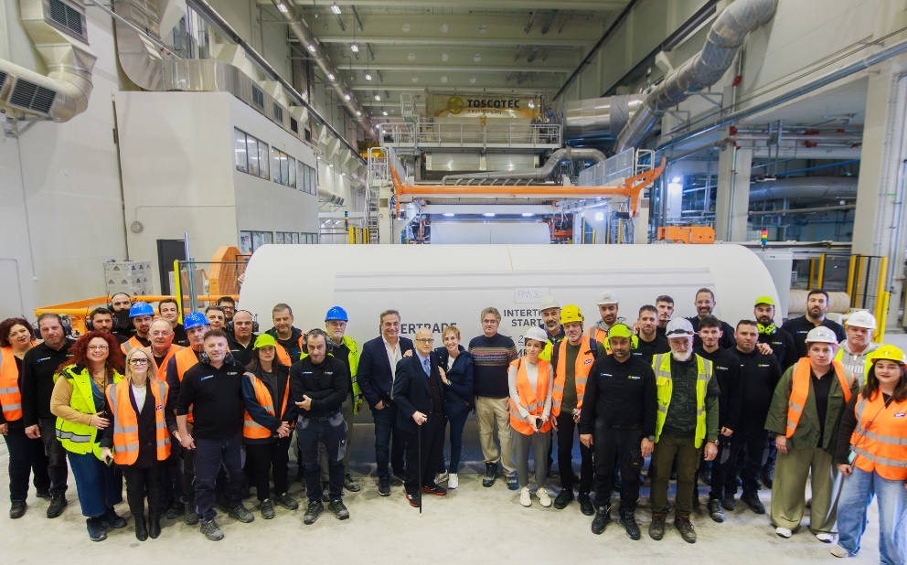 Intertrade Hellas adds new tissue production line at Oinofyta mill in Greece