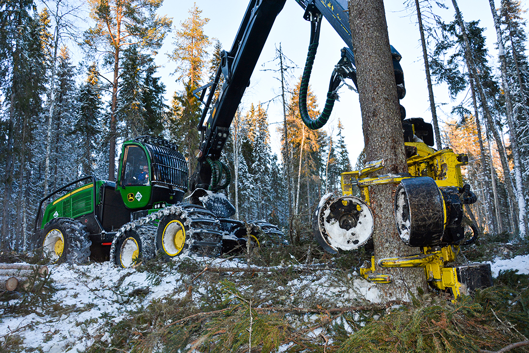 В первой половине января 2020 г. леспромхозы Группы «УЛК» заготовили 145,6 тыс. м3 древесины