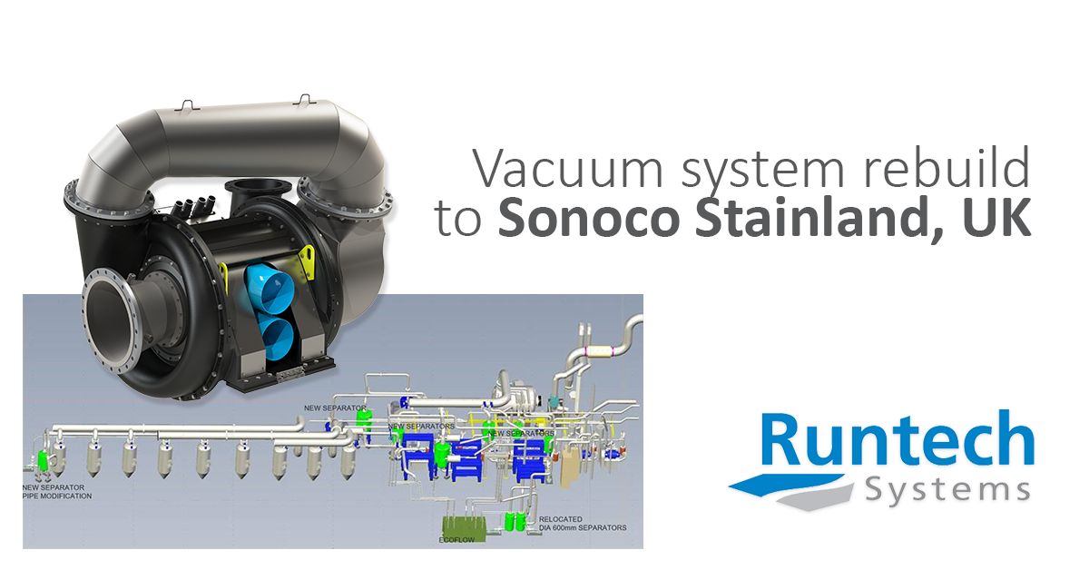Runtech Systems установит вакуумную систему на предприятии Sonoco в Великобритании