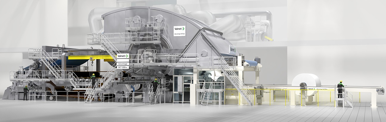 Valmet to supply new tissue machine to Metsä Tissue’s mill in Mariestad, Sweden