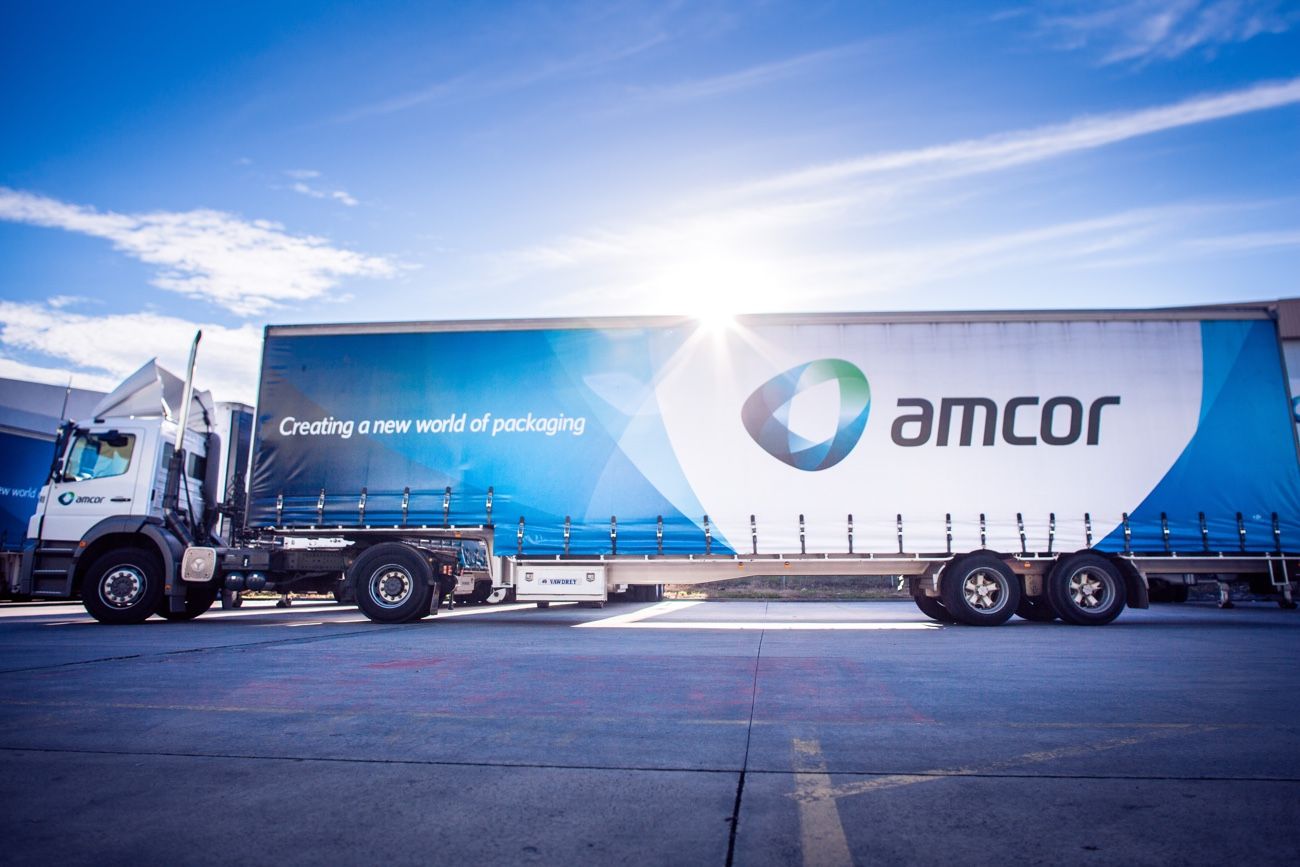 В первой половине 2023—2024 финансового года продажи Amcor снизились на 9%