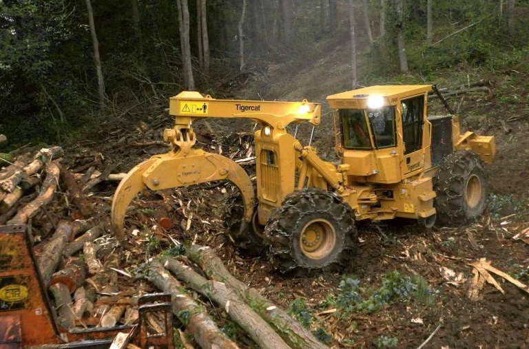Tigercat introduced 602 grapple skidder