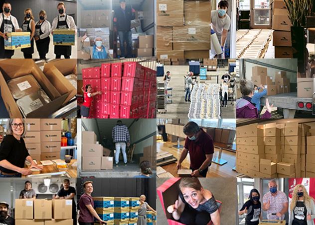 COVID-19: в 2020 г. Cascades Inc. передала некоммерческим организациям более 150 тыс. картонных коробок