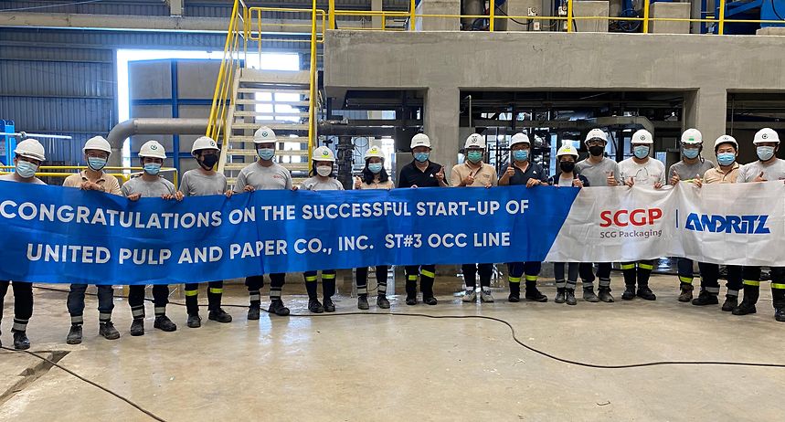 United Pulp and Paper starts up OCC line at Bulacan mill in Philippines