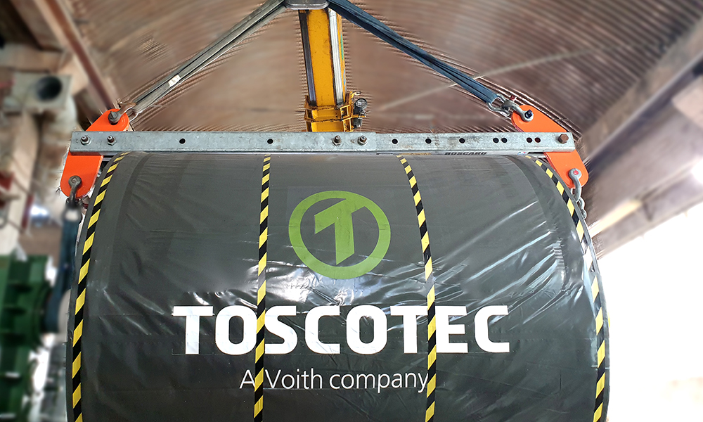Toscotec установила сушильный цилиндр на заводе Cartiera Ponte d"Oro в Италии