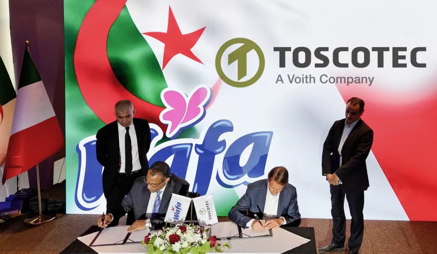 Toscotec установит бумагоделательную машину на заводе WAFA Group в Алжире