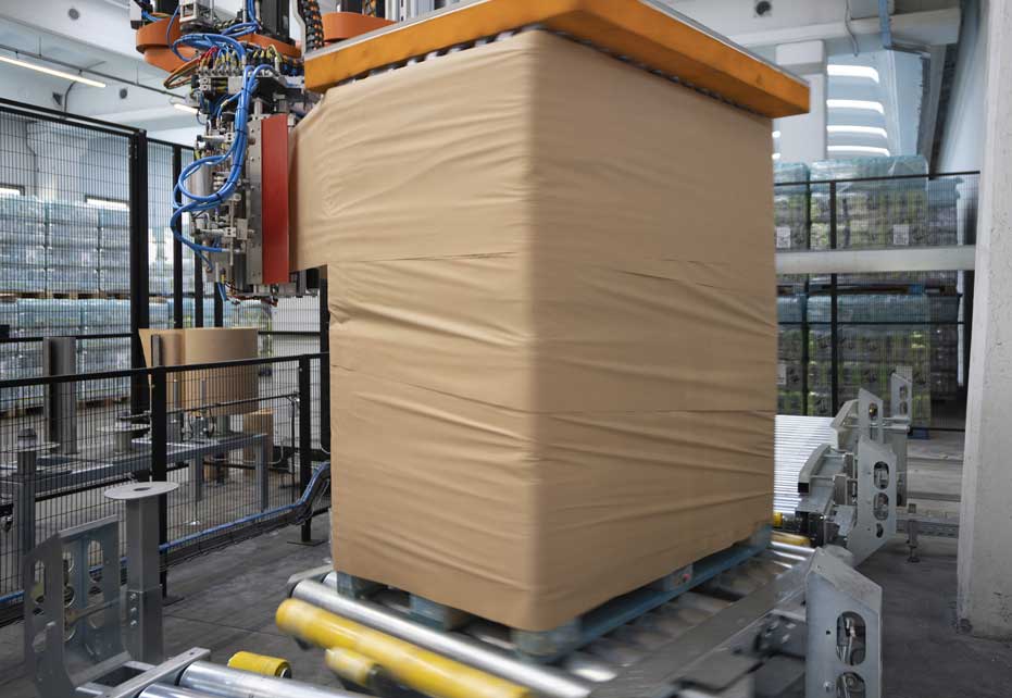 Smurfit Westrock produces 100% paper-based alternative to polyethylene stretch wrap