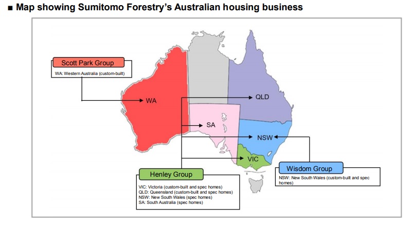 Sumitomo Forestry to acquire 51% stake in Scott Park Group in Australia