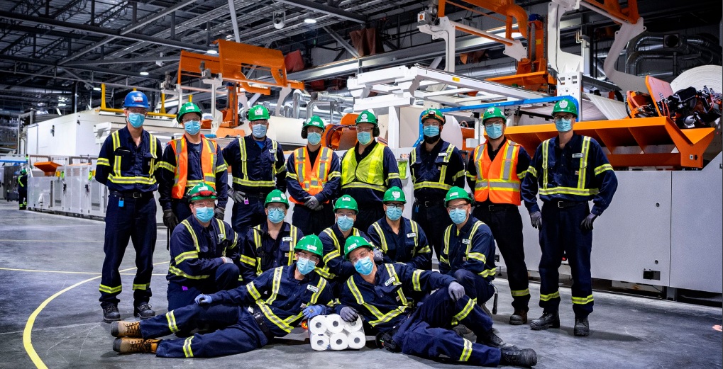 Kruger inaugurated its Sherbrooke tissue plant and starts to construct another one