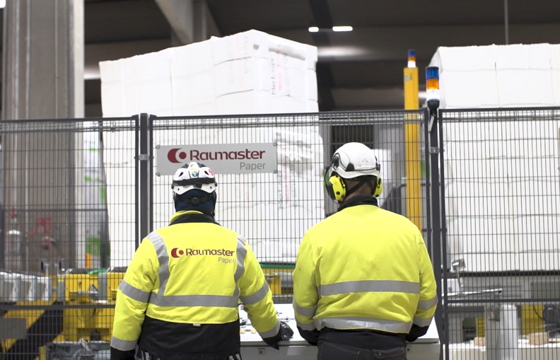 Raumaster Paper delivered automated bale handling system to Metsä Group"s Kemi board mill