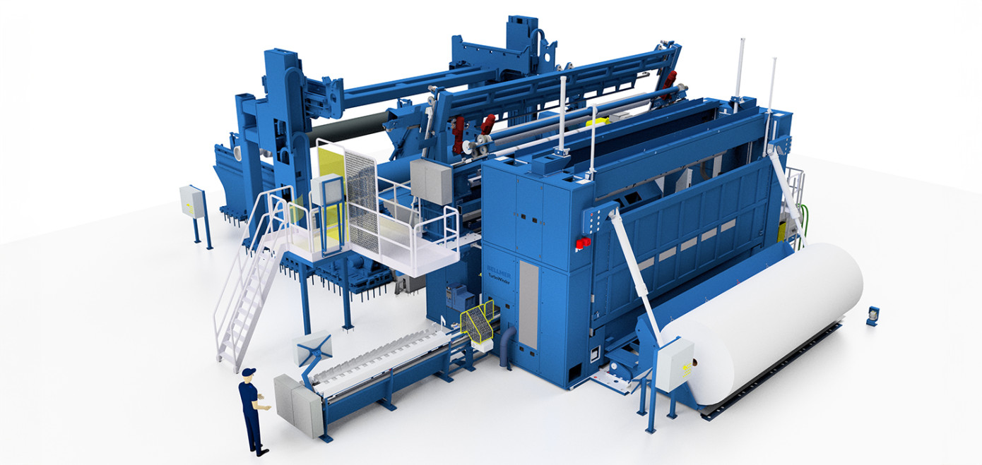 Bellmer supplies new winder with maximum equipment to Sappi"s mill in Germany