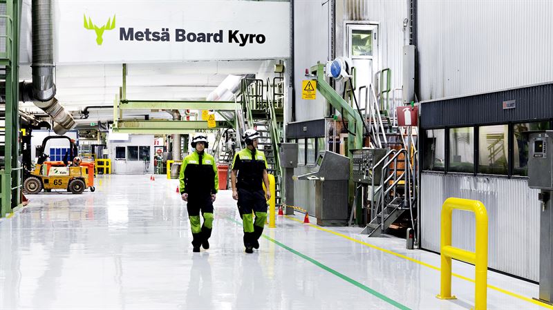 Metsä Board starts up new modernised finishing line at Kyro mill
