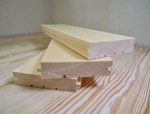Scots Pine Solid Wood Decking KD 28 mm x 140 mm x 6000 mm