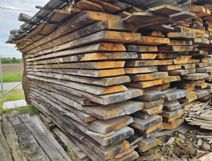 38 mm x 400 mm x 3000 mm AD R/S  Roble Madera aserrada