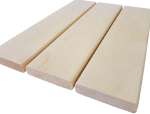 22 mm x 90 mm x 1000 mm KD S4S  Aspen Lumber