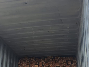 Teak Square Logs 100 mm x 2500 mm x 2.3 m