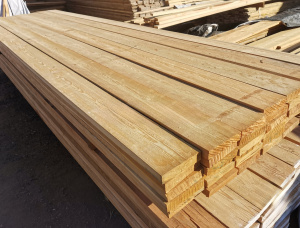 25 mm x 150 mm x 6000 mm KD R/S  Siberian Larch Lumber