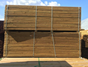 50 mm x 150 mm x 6000 mm KD S4S Heat Treated European spruce Lumber