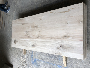 Oak Furniture panel 26 mm x 120 mm x 250 mm