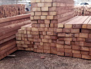 100 mm x 200 mm x 3000 mm Heat Treated Bois d oeuvre de Iroko