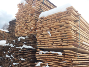 22 мм x 125 мм x 6000 мм  Доска обрезная Ель-Сосна (S-P) R/S AD