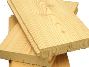 Scots Pine Solid Wood Decking KD 28 mm x 110 mm x 1000 mm