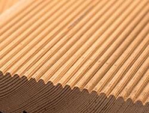 Siberian Larch Anti-slip decking KD 28 mm x 140 mm x 6000 mm