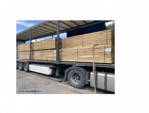 30 mm x 3000 mm KD Eingefasstes Brett Eiche