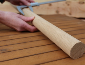 Larch Eropa Shafts Kayu  x