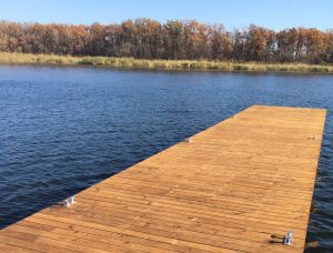 Brown Ash Anti-slip decking 20 mm x 120 mm x 3000 mm